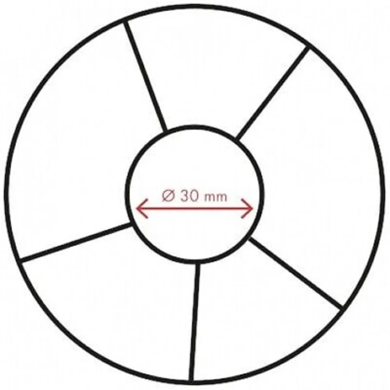 Horotec MSA17.580 Stackable Round Watchmaker Trays x 5 (Ø81mm x 15mm)