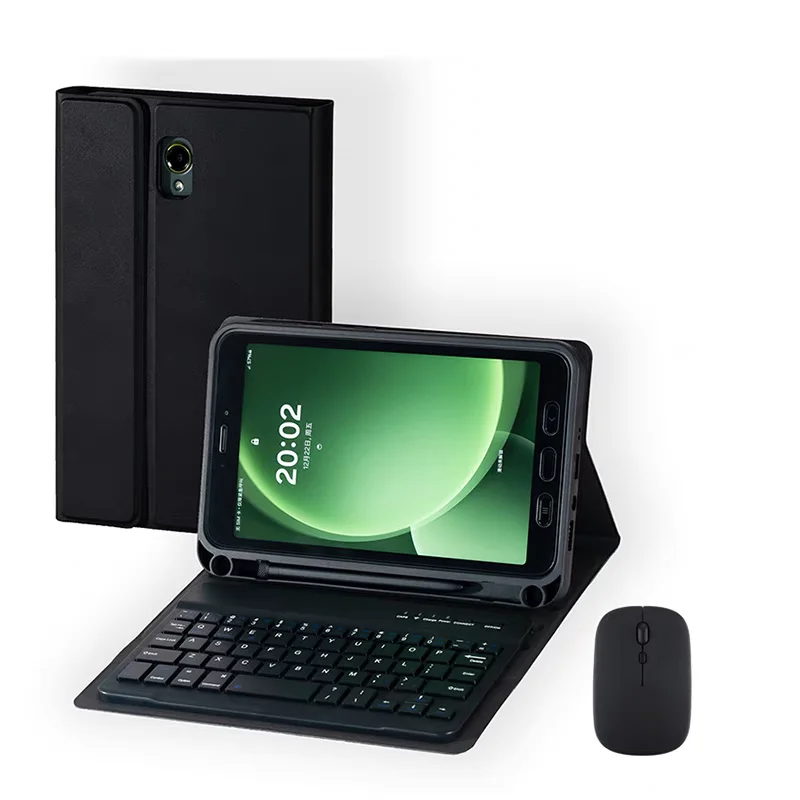 Bluetooth Keyboard Case For Samsung Galaxy Tab Active 5 8.0 2024 SM-X300 SM-X306B Cover For Tab Active 3 8.0 2020 T570 T575 T577