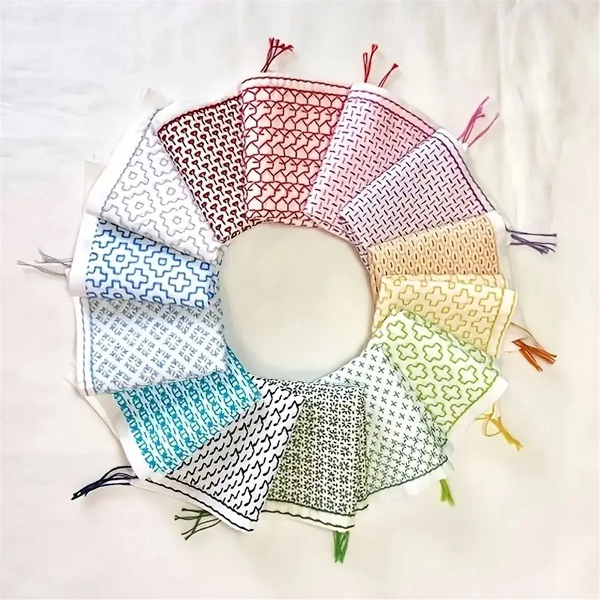 24pcs 3D Embossing Folder Set Embroidery Pattern Template Hand Quilting for DIY Scrapbooking and Paper Crafting