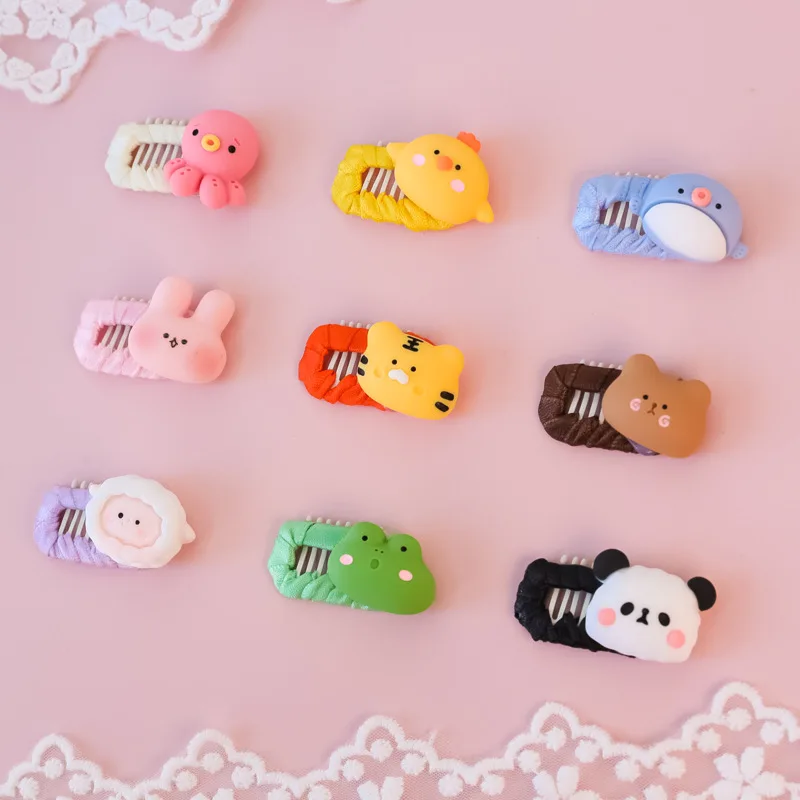 Cartoon Animal Pet BB Clip Alloy Material Handmake Dog Hairpin Hair Grooming Decoration for Small Dog Cat Accessories