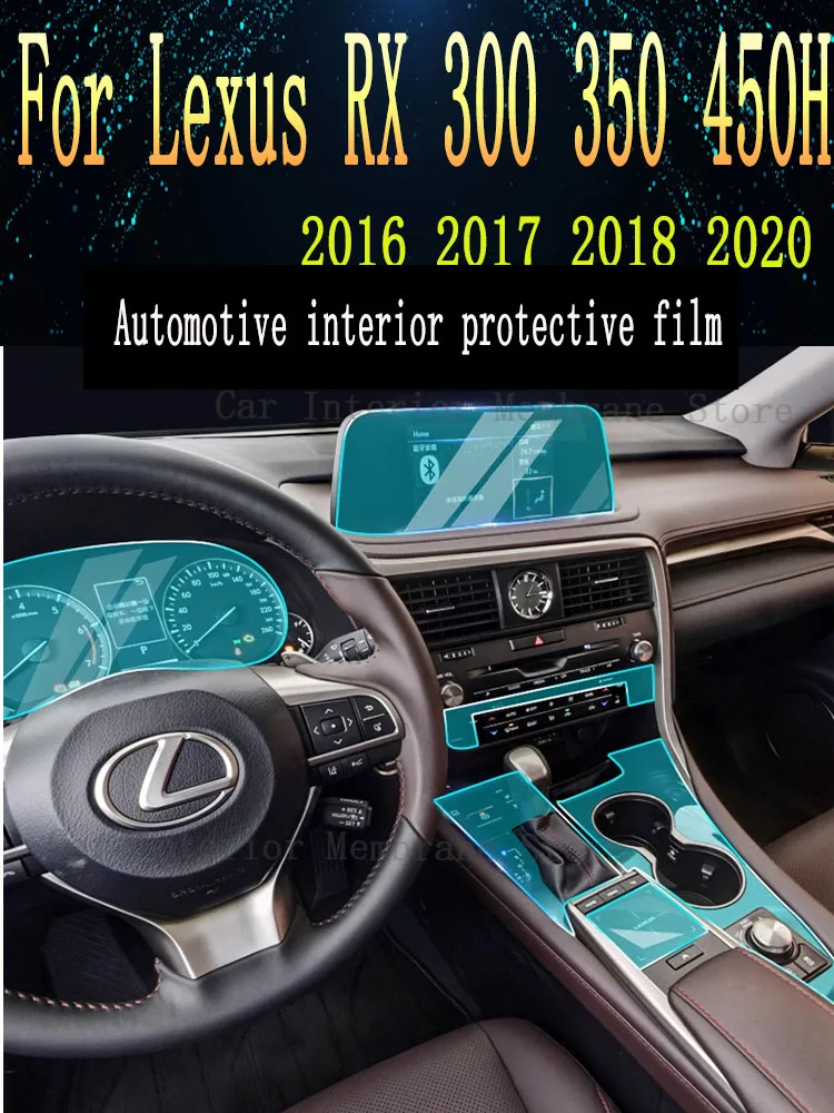 

For Lexus RX 300 350 450H 2020 Gearbox Panel Navigation Screen Automotive Interior TPU Protective Film Cover Anti-Scratch