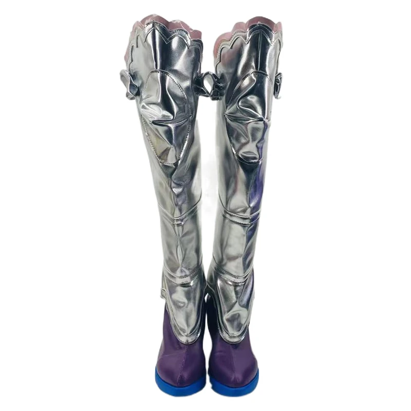 Chaussures de Cosplay Anime Date A Live Mukuro Hoshimiya, bottes longues au dessus du genou pour fête d'halloween, Comicon, pour adultes, femmes et hommes