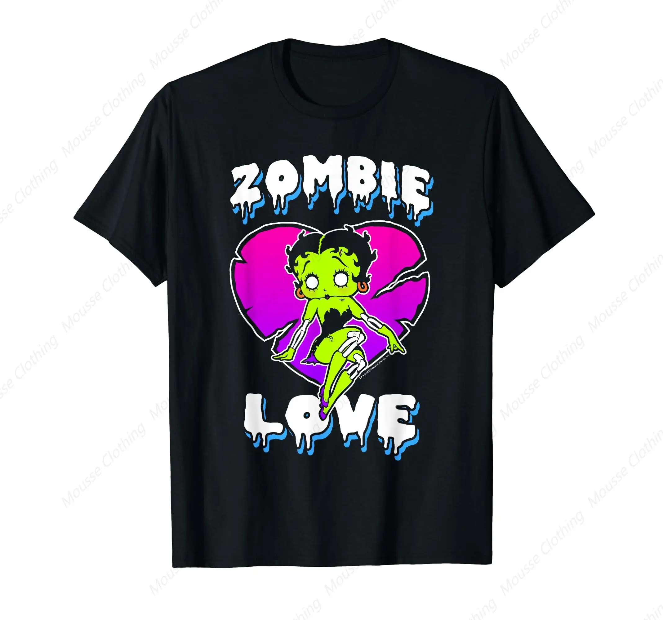 

Halloween Zombie Love Death Heart Logo Classic Logo T Shirt and Stickers Costume Men Women T-Shirt Graphic tee