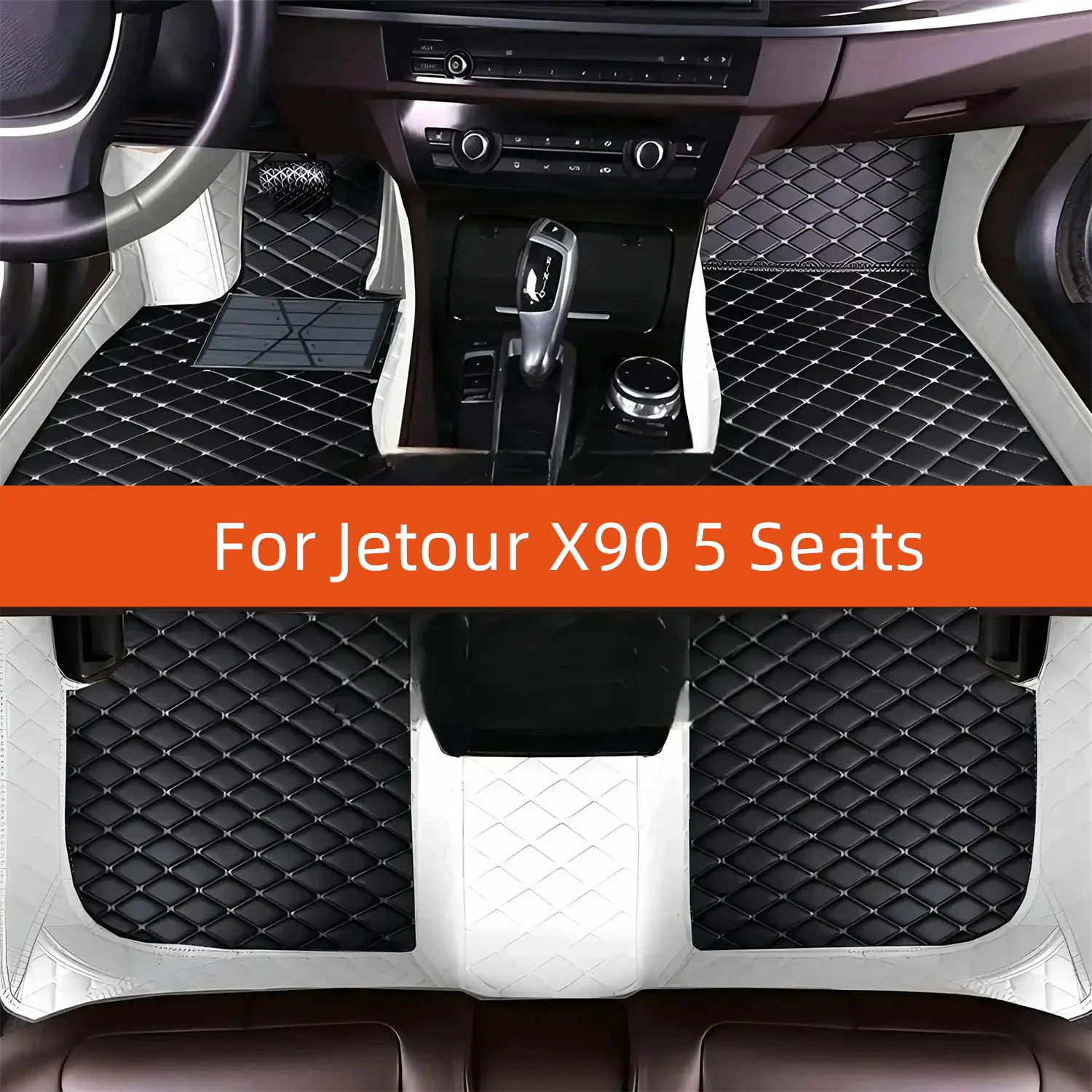 

Custom Leather Car Floor Mat For Jetour X90 5 Seats 2022 2023 2024 2025 2026 Car Mat Interior Accessories