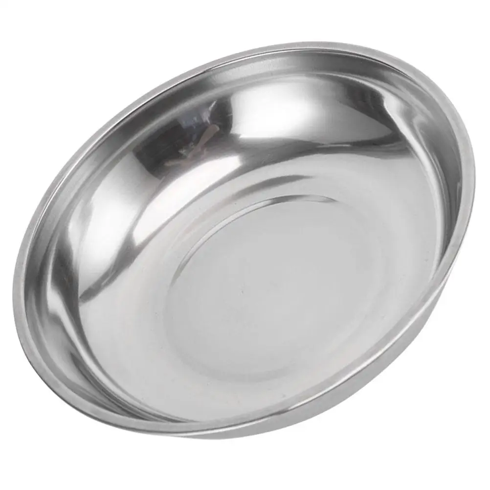 Edelstahl-Waageform, 25 cm Durchmesser, leicht zu reinigen, für Küche, Schmuck, Kuchen, Geschäfte, genaue Messskala, Tablett aus Metall