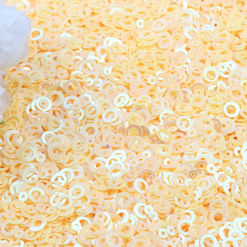 5mm Empty Ring Round PVC Loose Sequins Sequins Sewing Wedding Decoration Clothing Shoes Caps Sequins/DIY Decoration/Crafts Sequi