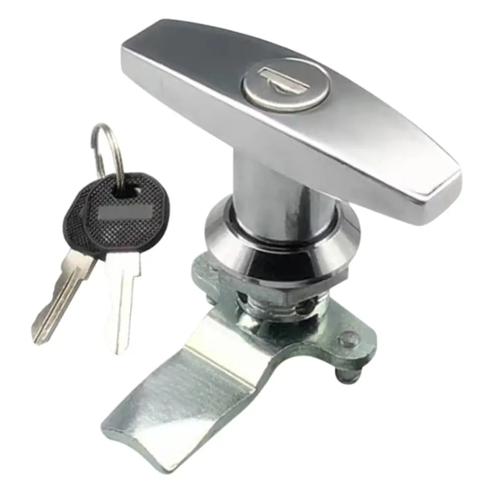 1set T-handle Lock With Key Zinc Alloy For Marine Coastal Air Purifier & Cabinets Heavy-Duty T-Handle Lock Replacement Kit