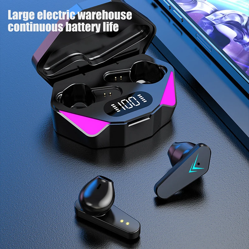 For Laptops For Smartphones 5.1 Earphones In Ear For Daily Use Automatic Pairing Built-in Microphone Comfortable Fit