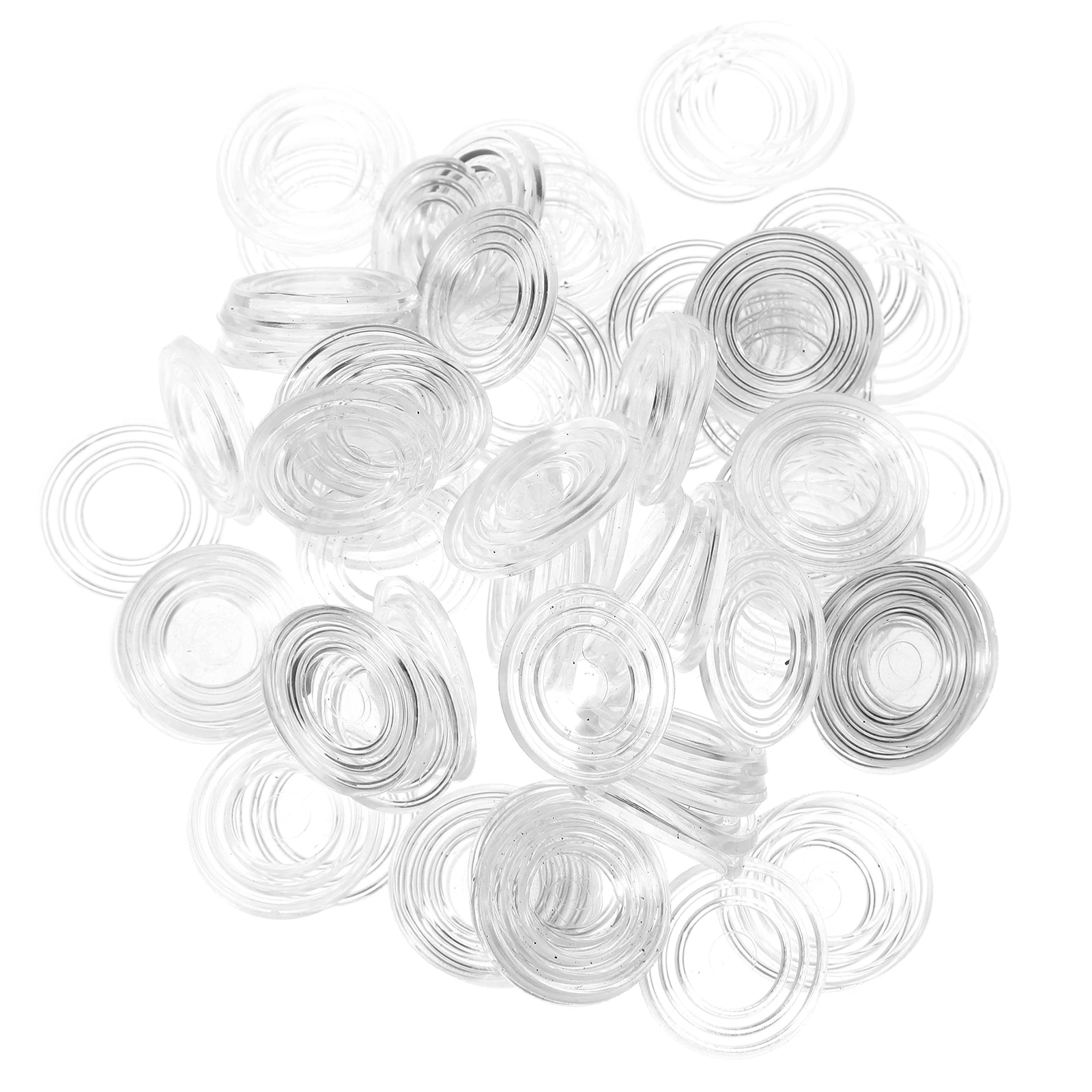

100 Pcs Anti slip Furniture Pads Clear Glass Table Bumpers Protective Desk Spacers Cabinet Dots Glass Top Protector