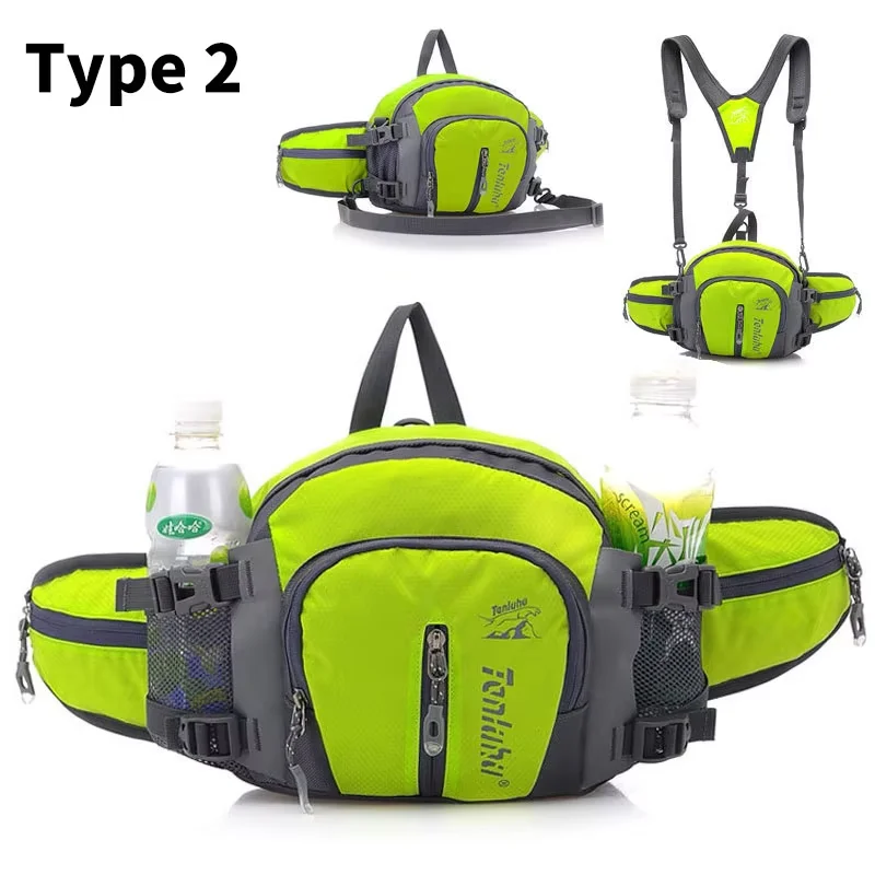 

5L Large Running Bag Outdoor Cycing Hiking Waist Bag Fanny Pack with Water Bottle Holder