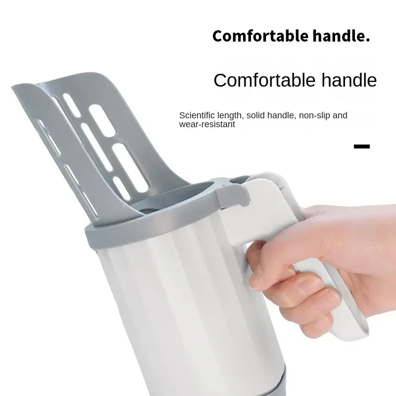 Pala para arena para gatos con bolsa de repuesto, filtro para mascotas, inodoro limpio, recolector de basura, suministros para gatos, caja de arena para gatos, autolimpieza