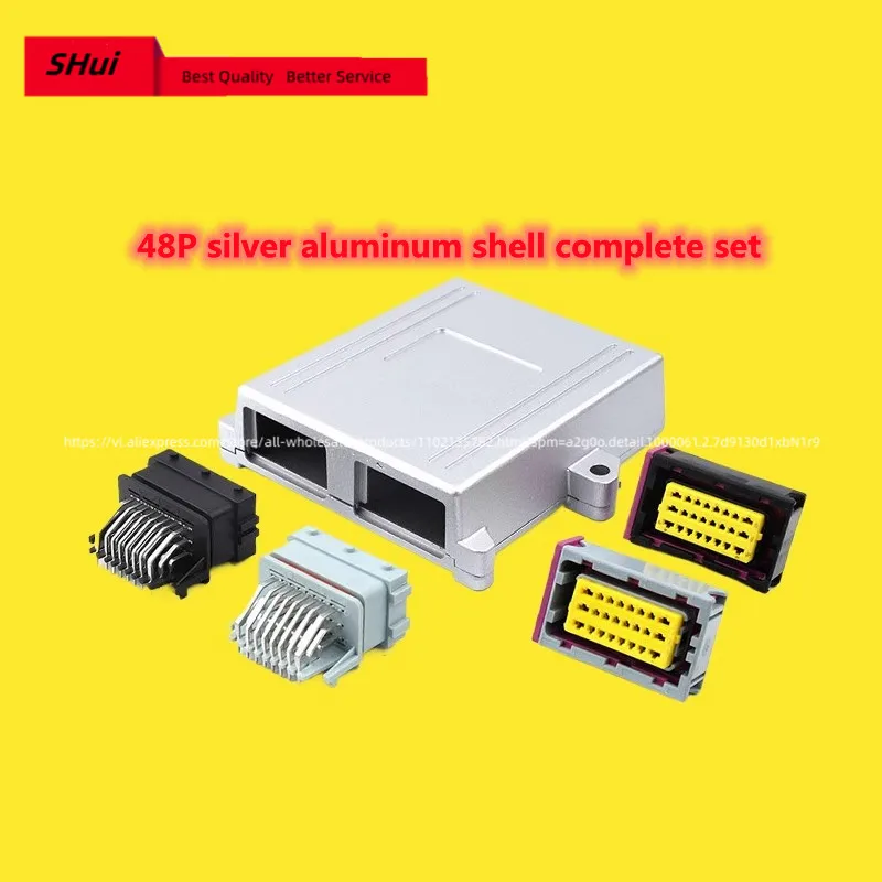 24/39/48/56P hole ecu shell connector aluminum shell automobile computer board ECU plug controller box