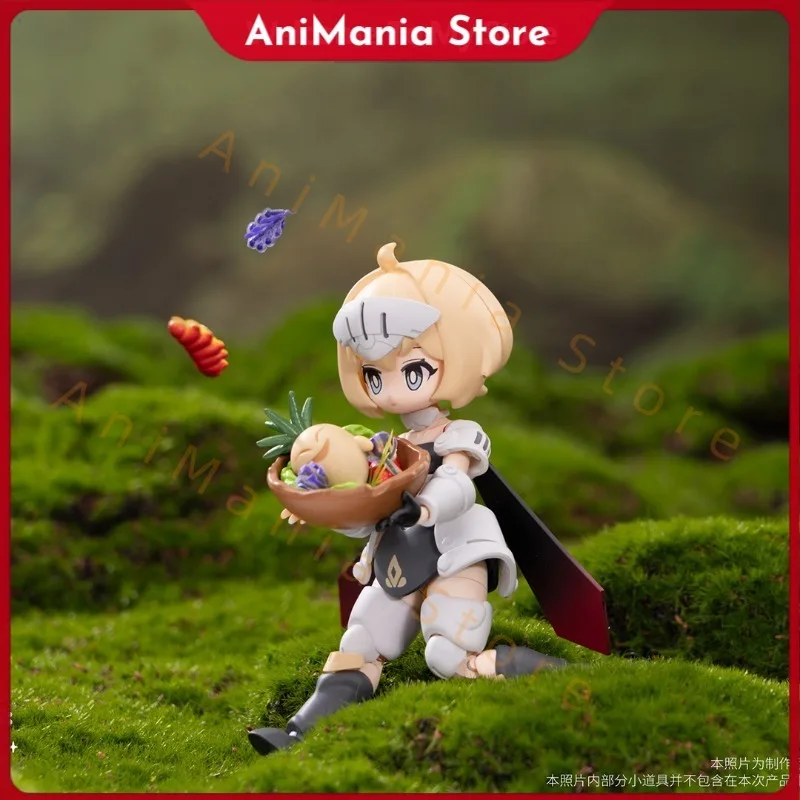 

InStock Isekai Travel Journal Renee Brown Novice Warrior Q-version Mecha Girl Assembly Model Articulated Action Figure Gift TOY