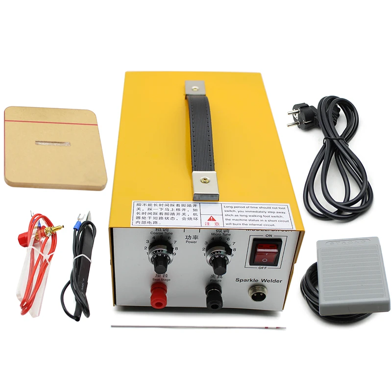 

80A 30A spot welding hand held pulse spot welder gold welding machine silver jewelry processing tools