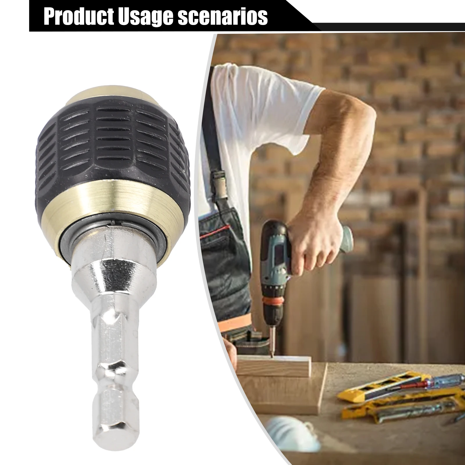 

New Arrival Drill Chuck Quick Change Adapter Converter Hex Shank Impact Tool Bit For Woodworking Power Tool Accessories