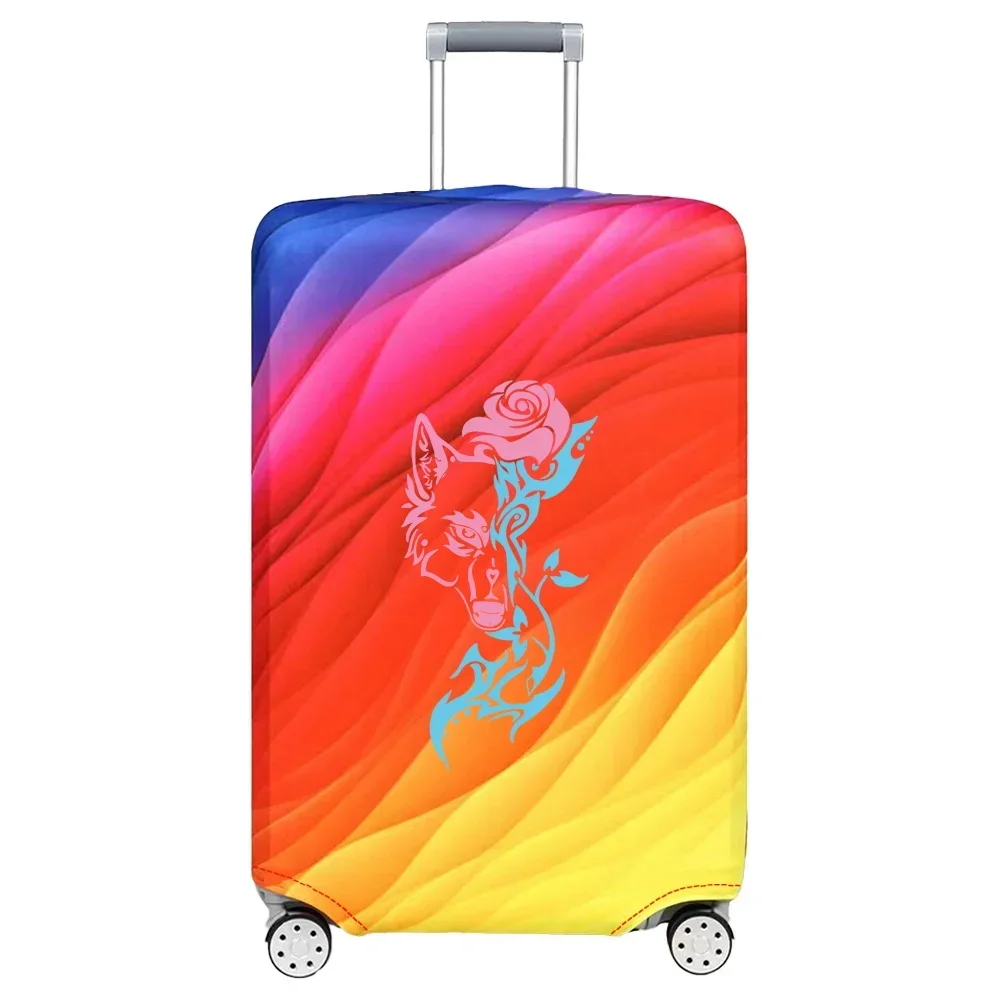 Suitcase Protective Cover Wear Resistant Elastic Fabric Color Series Dust Cover Durable Travel Case Cover for18-32inch