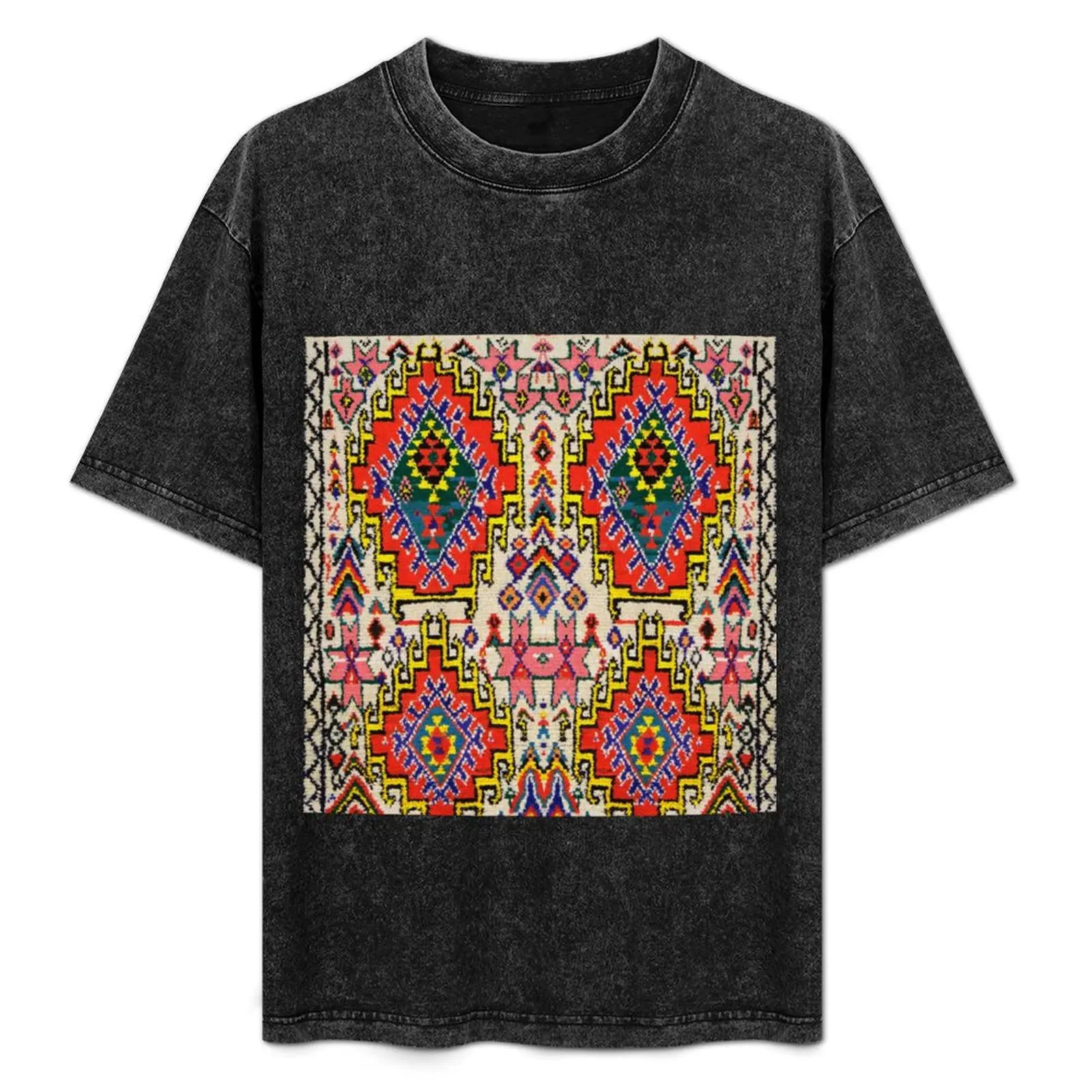 

Bohemian Carpet T-Shirt blanks oversized T-shirts for men cotton