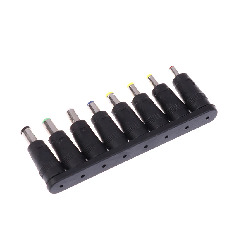 8Pcs AC DC 5.5X 2.1 MM Female Jack Plug Laptop Adapter Connectors To 6.3 6.0 5.5 4.8 4.0 3.5mm Male Power Tips Adaptor