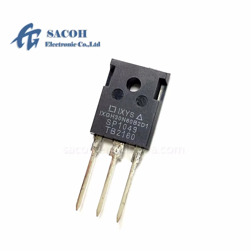 

Refurbished Original 10Pcs/Lot IXGH30N60B2D1 IXGH30N60B2 TO-247 30A 600V MOSFET Field-effect Transistor