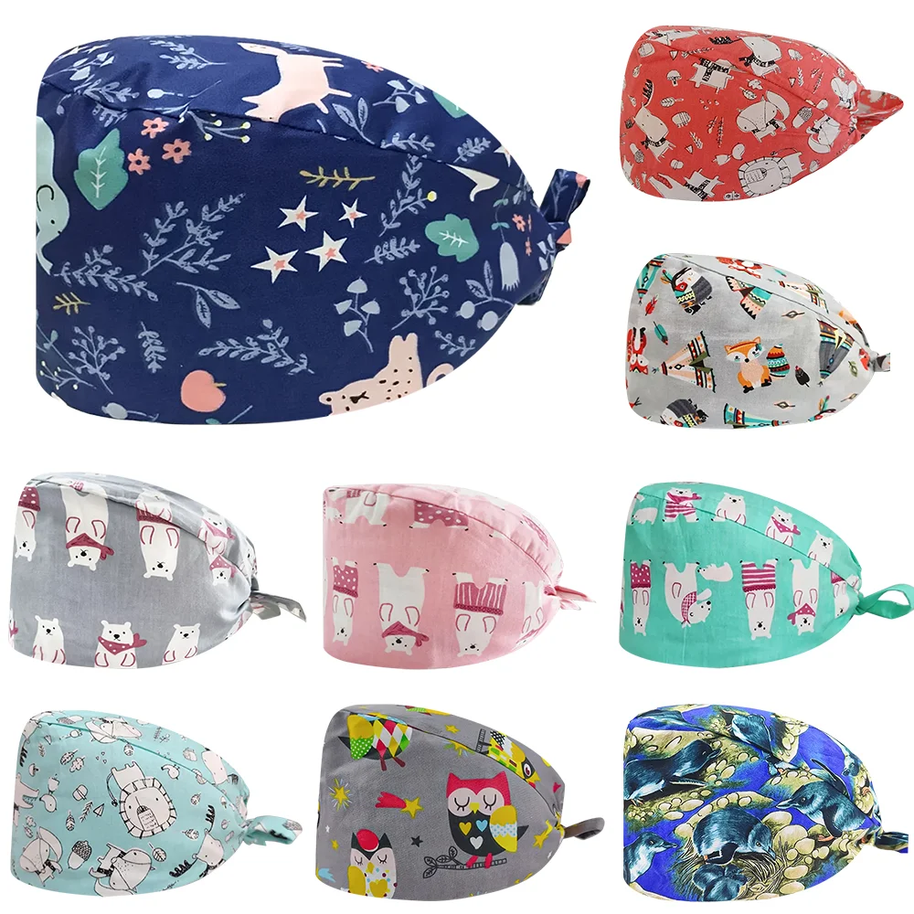 

Surgical Cap Woman Caps Dentist Scrub Women's Surgeon Man for Men Clinical Hat Operating Room Anime Men's Surgery Dental Summer