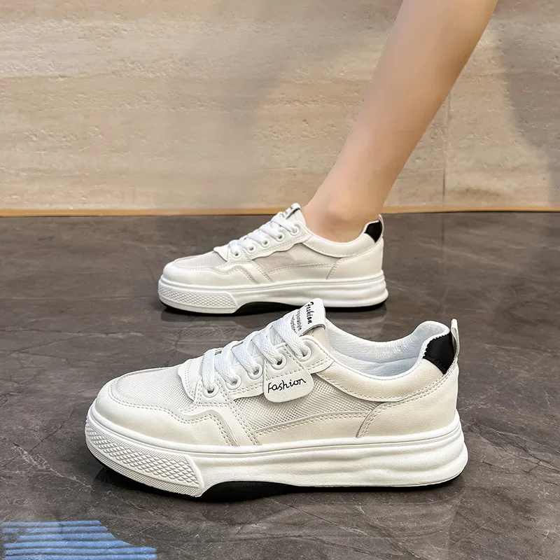 New sponge cake shoes, women's thick sole lightweight, casual sports shoes for women