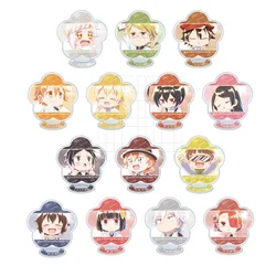 Game Nakajima Atsushi Dazai Osamu Anime Nakahara Chuya Akutagawa Ryunosuke Acrylic Stand Doll Mini Figure Cosplay Toy for Gift