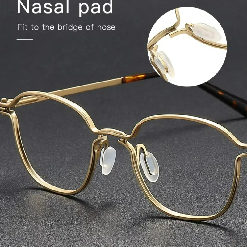

SC207 Pure Titanium Fashion Design Optical Glasses Tortoiseshell Eyeglasses Frame Classic Style Spectacle Frames for Men Women