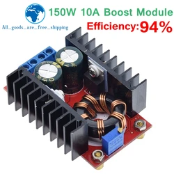 TZT 150W DC-DC Boost Converter Step Up Moduł zasilacza 10-32V do 12-35V 10A Płytka ładowania napięcia laptopa