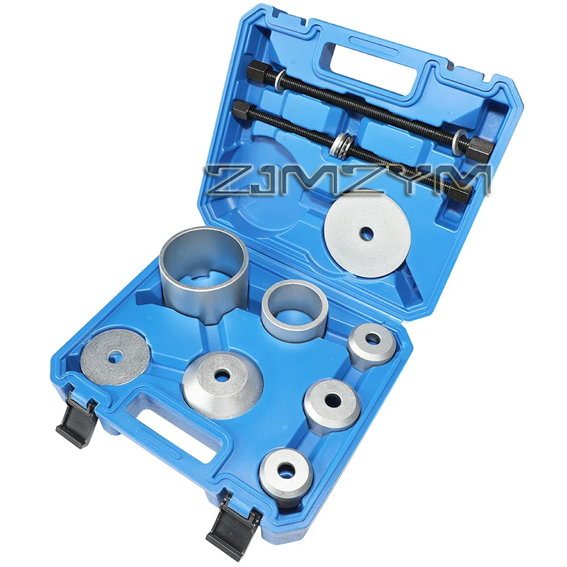 

A Set of Bushing Press Kit Rear Axle Arm Suspension Bushing Removal Install Tool Kit For Audi A6 Volkswagen Bushing Puller Tool