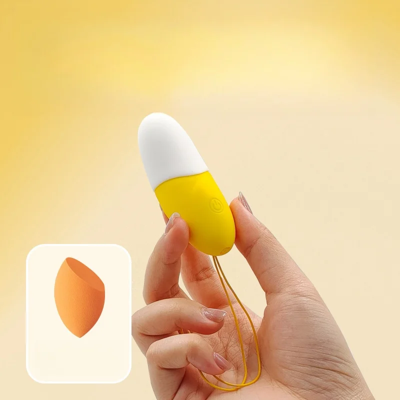 

Love egg jumping egg banana-shape mute portable muti-frequency wearable remote control adult sex toys for women