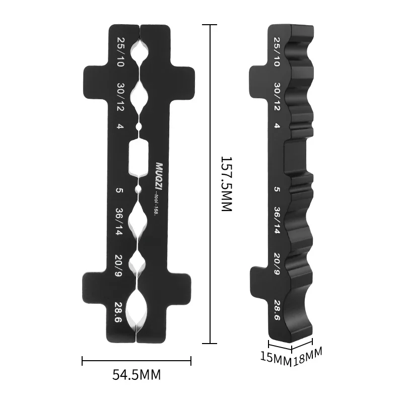 MUQZI Bike Vise Inserts Bicycle Bench Vise Jaw Pads Mount Repair Clamp Holder For Spindle Pedal Seatpost Cassette Fork Hub Crank