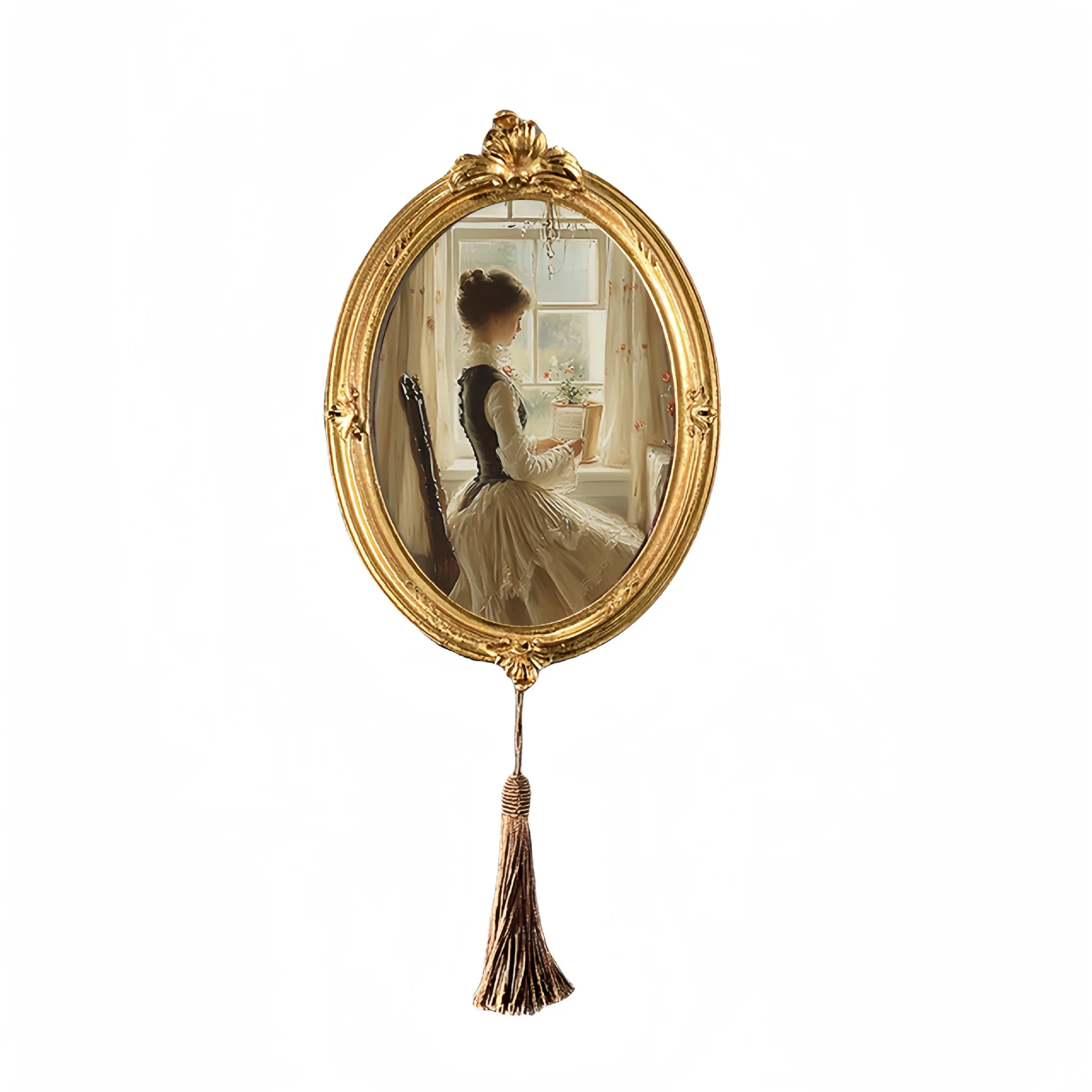 กรอบรูปเรซิ่นสไตล์ยุโรปย้อนยุค สำหรับแขวนผนังห้องนั่งเล่น ผนังรูปภาพแบบรวม ทางเข้าบ้าน กรอบรูปแกะสลักลายแบบย้อนยุค