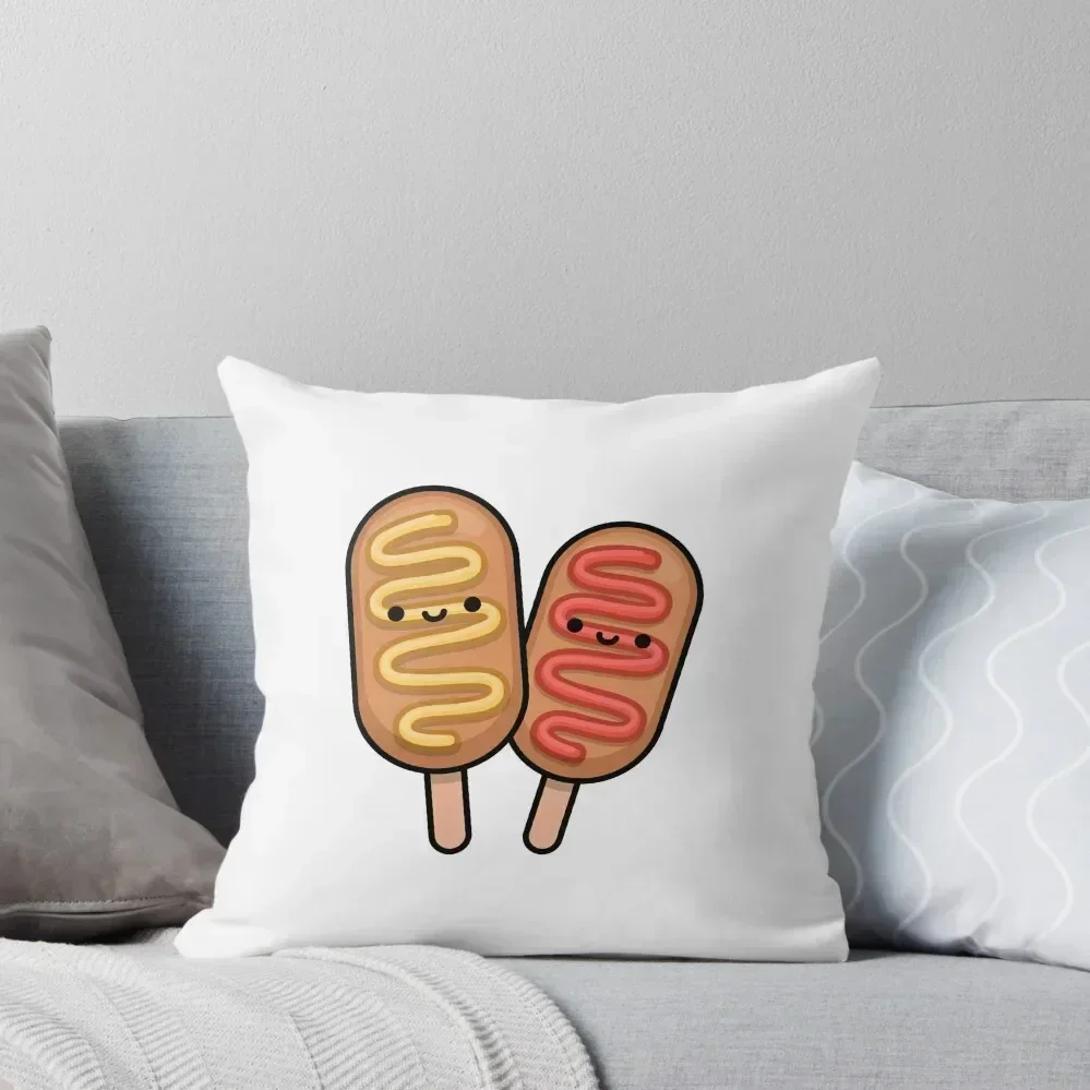 

Corndogs Throw Pillow christmas supplies Elastic Cover For Sofa Cushions For Sofa Pillowcases For Pillows pillow