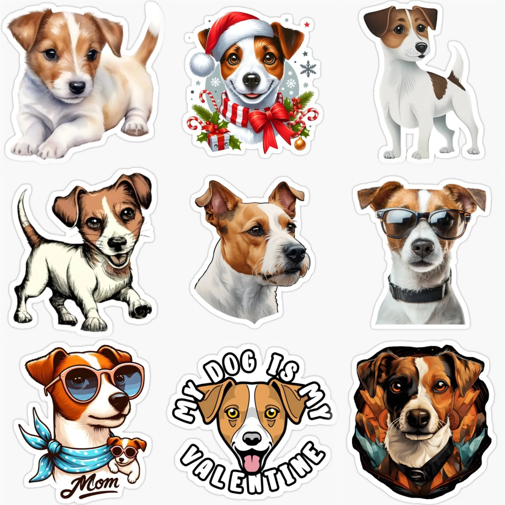 

Jack Russell Terrier Dog Pet Creative Cute Car Sticker Customizable Size