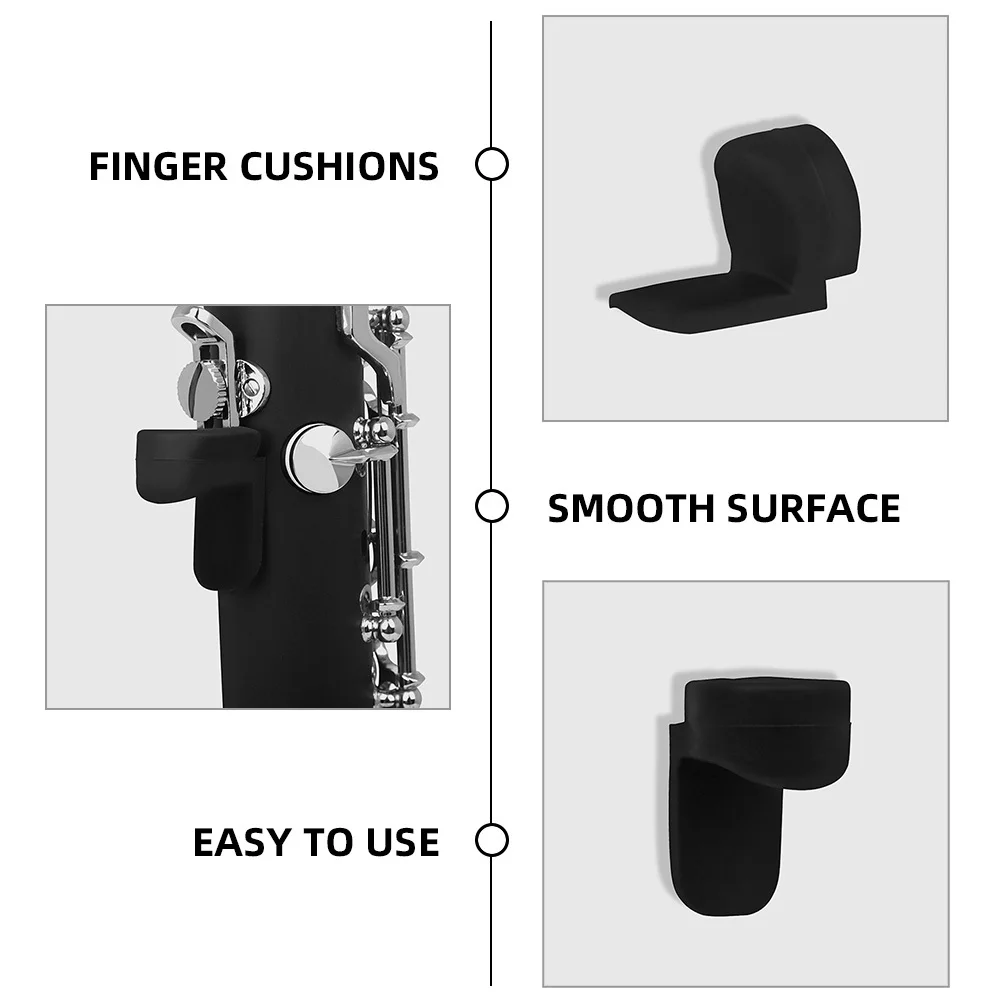 

8Pcs Clarinet Thumb Rests Silicone Finger Supports for Better Grip and Long-Term Use Clarinet Thumb Rest Oboe Rests