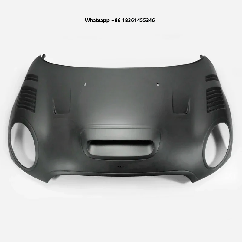 

For F56 Cooper S Duell AG-Style fiber glass Hood with Scoop