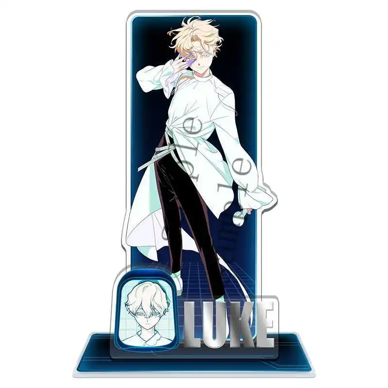 أنيمي الغريبة المرحلة 15 سنتيمتر الاكريليك حامل ميزي سوا حتى لوكا المزدوج الإدراج دبابيس زخارف مكتب الهدايا