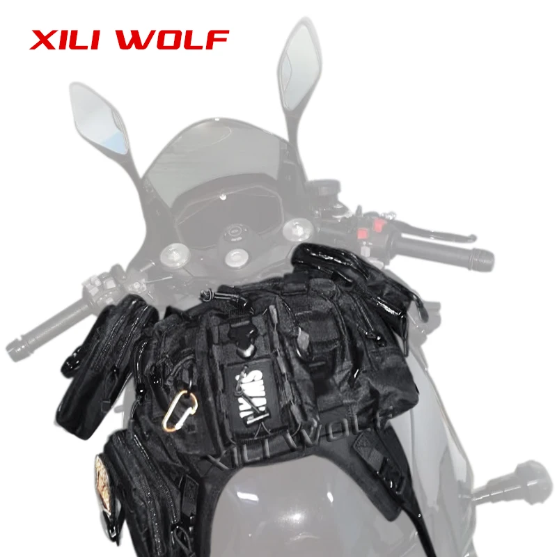 

Motorcycle Fuel Tank Bag Universal Fuel Tank Base Vest for BMW R1200GS R1250GS ADV Benelli CFMOTO 800MT Honda Triumph VOGE