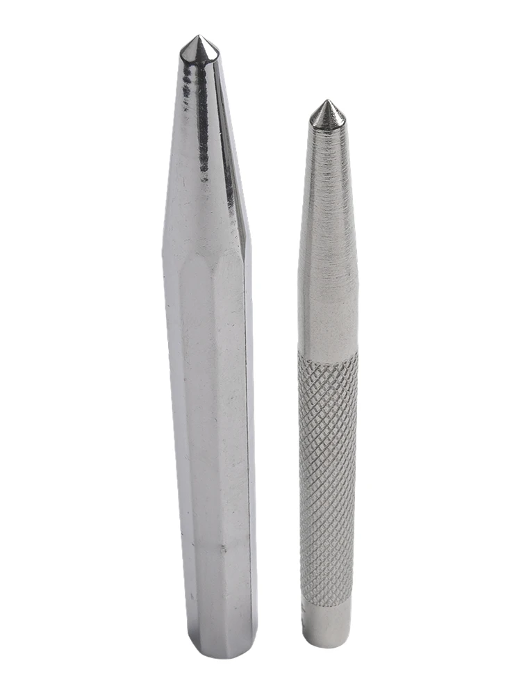 Center Punch Hardness Positioning Punching Hole Drilling Positioner Titanium Steel Cone Tip Fitter Chisel For Marking Drilling