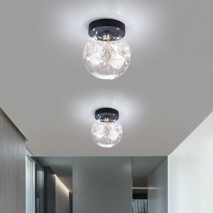 현대적인 별빛 천장 조명 이미지