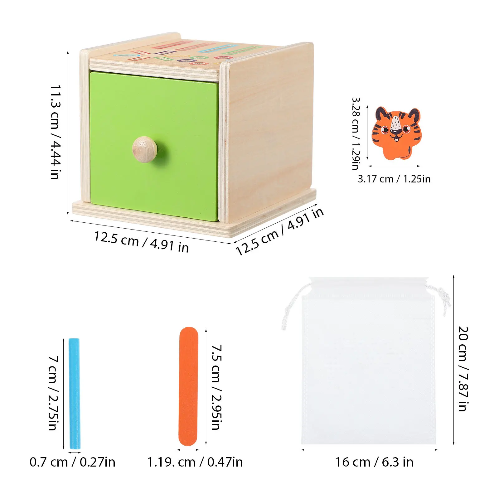 ชุดเกมจับคู่รูปทรงไม้ 1 ชุด สำหรับเด็กเล็ก เกมฝึกการจดจำสี แรงบันดาลใจจากมอนเตสซอรี่ อุปกรณ์การเรียนรู้สำหรับเด็กเล็ก