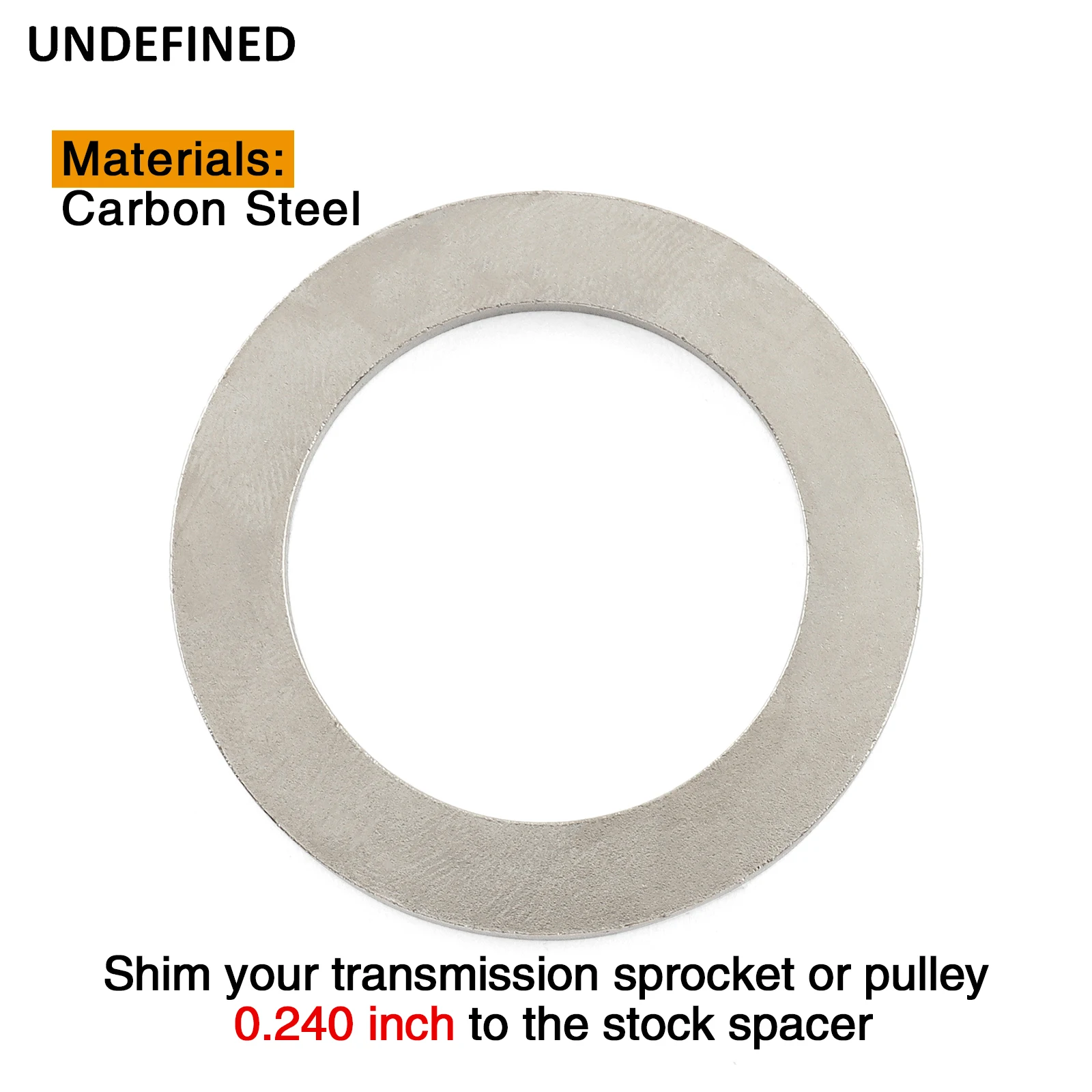 0.14 Inch, 0.24 Inch Transmission Sprocket Pulley Shim Spacer for Harley Big Twin 1986-2006 Sportster 5-Speed Models