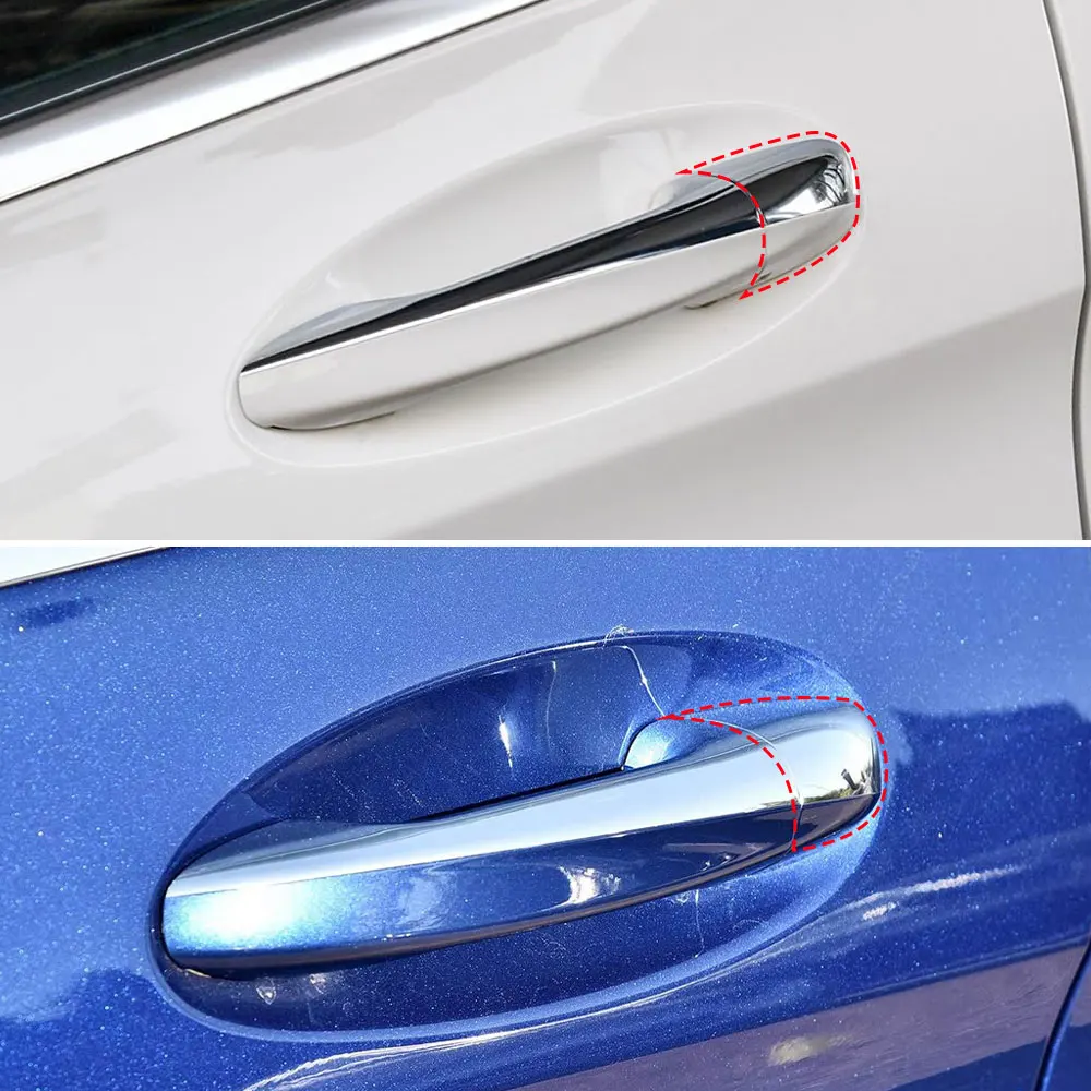 Auto Front Left Exterior Door Pull Handle Key Cap Trim Cover for Mercedes Benz A B C E S GLC GLE Class W118 W205 W213 W247 W253 view 6