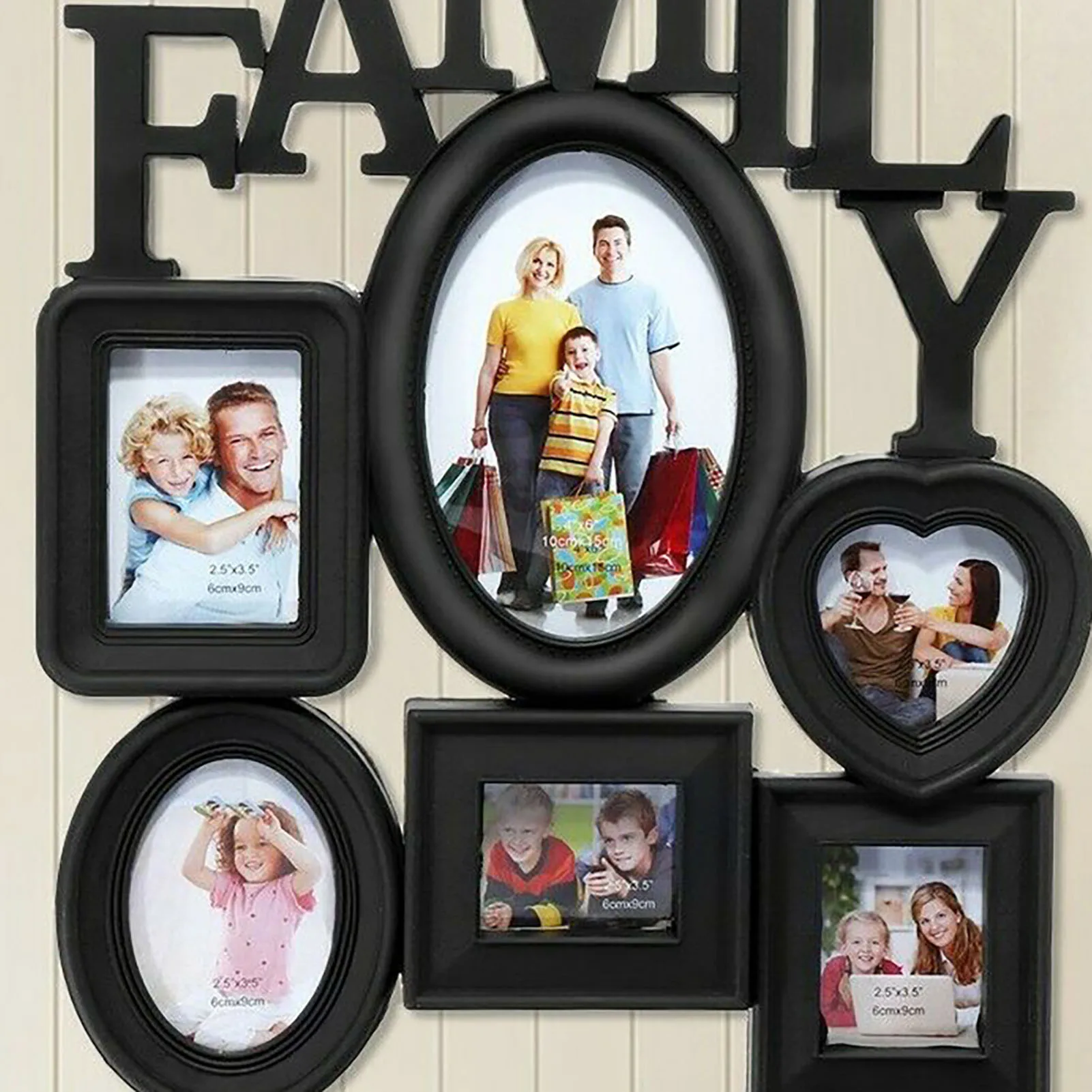 

1pcs Family Photo Frame Wall Hanging Photo Family Tree With Picture Creative Conjoined Personalized Art Home Decor Multi Photos