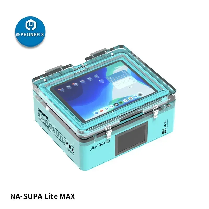 NASAN SUPA Lite 7-15 inches LCD Laminating Machine No Need Air Compressor  For Flat Curved Screen LCD Repair Air Bag Lamination