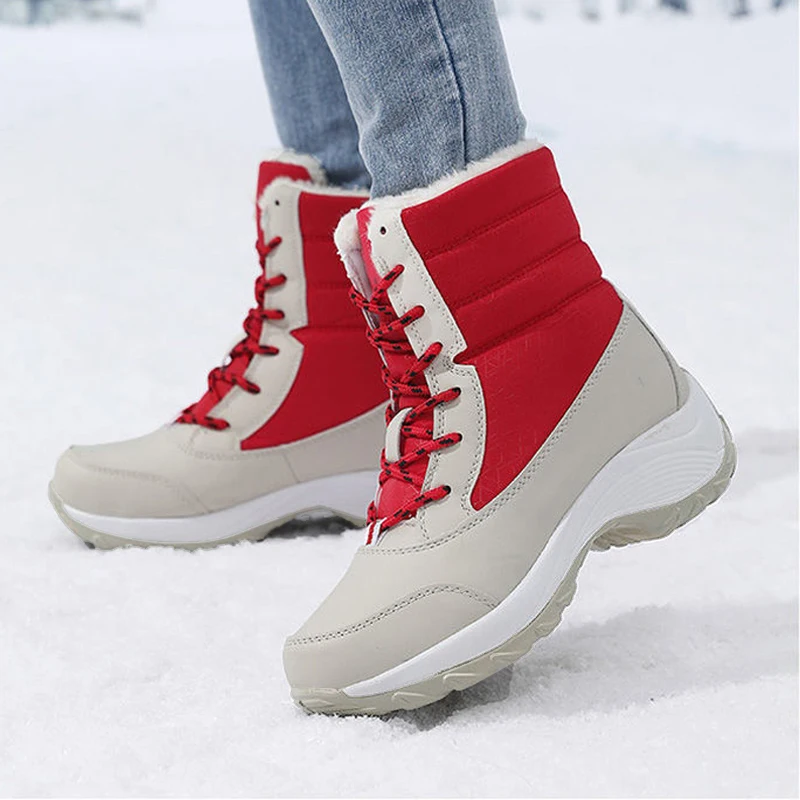

Snow Boots for Women Platform Shoes Boots Plush Keep Warm Women's Thigh High Boots Winter Ankle Boots Comfortable Walking Shoes