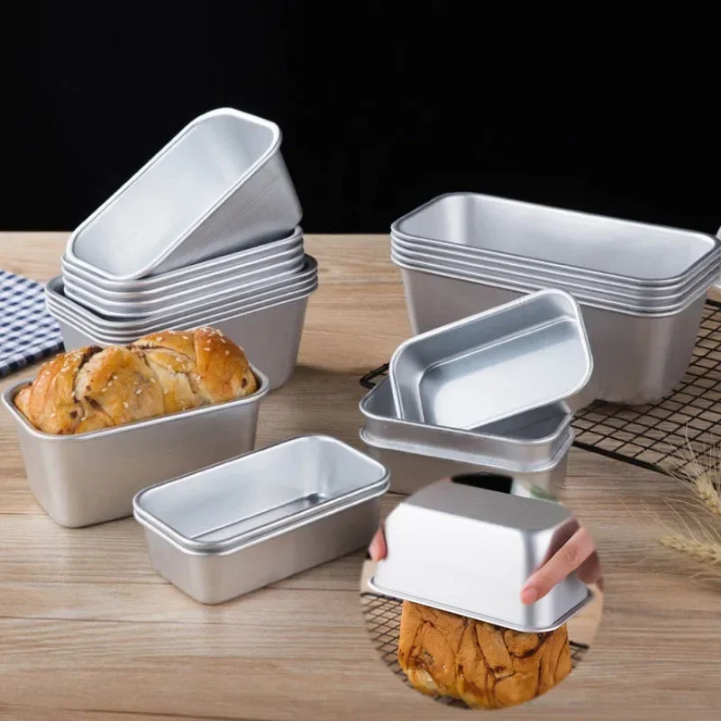 12-20 cm Aluminium Legierung Kuchen Form Rechteck Nicht-stick Brot Dessert Form Gebäck Dekorieren Werkzeuge DIY Kuchen formen für Backen
