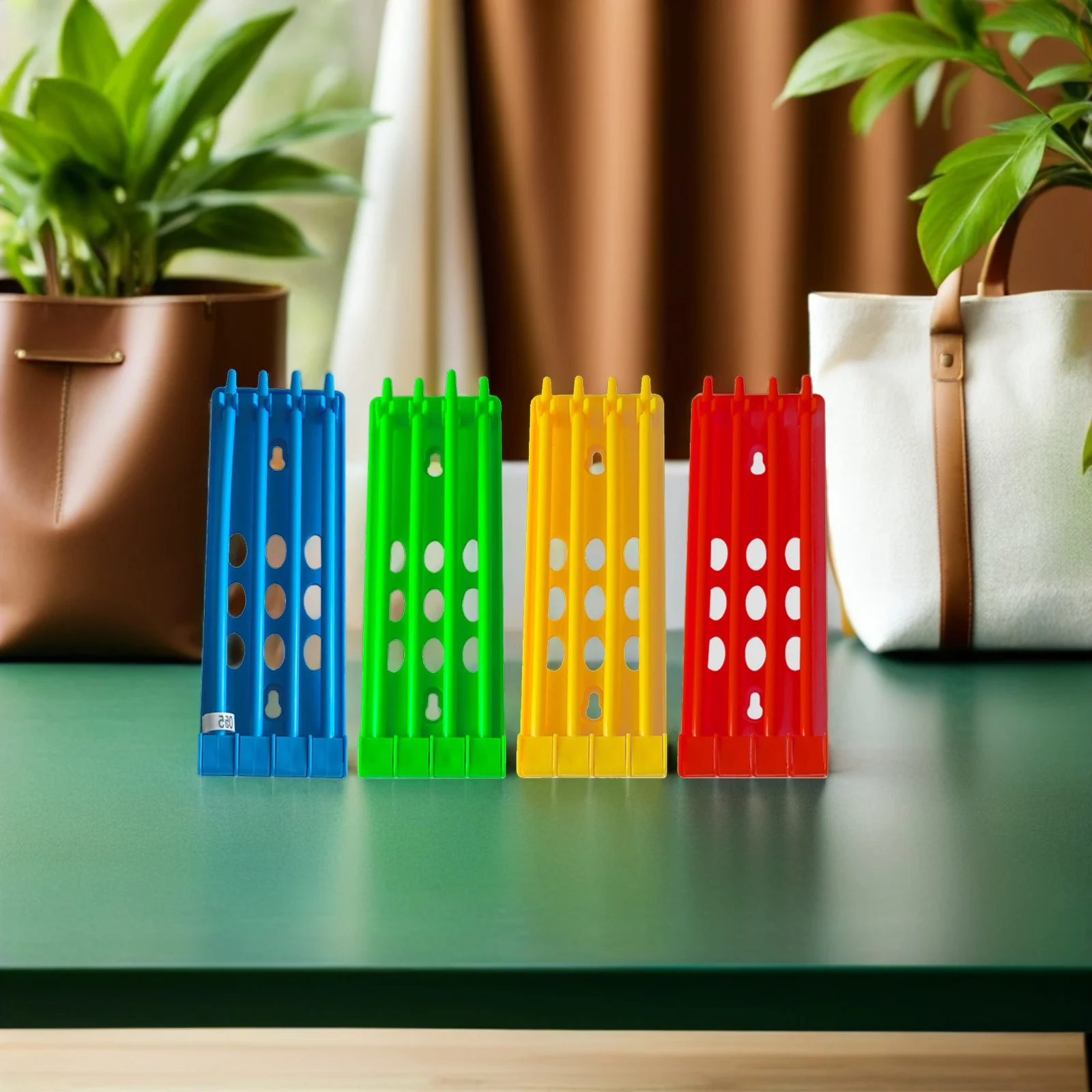 

4Pcs Pigeon Ring Stand Plastic Leg Band Holder Easy Storage Rack for Foot Rings and Racing Pigeon Accessories