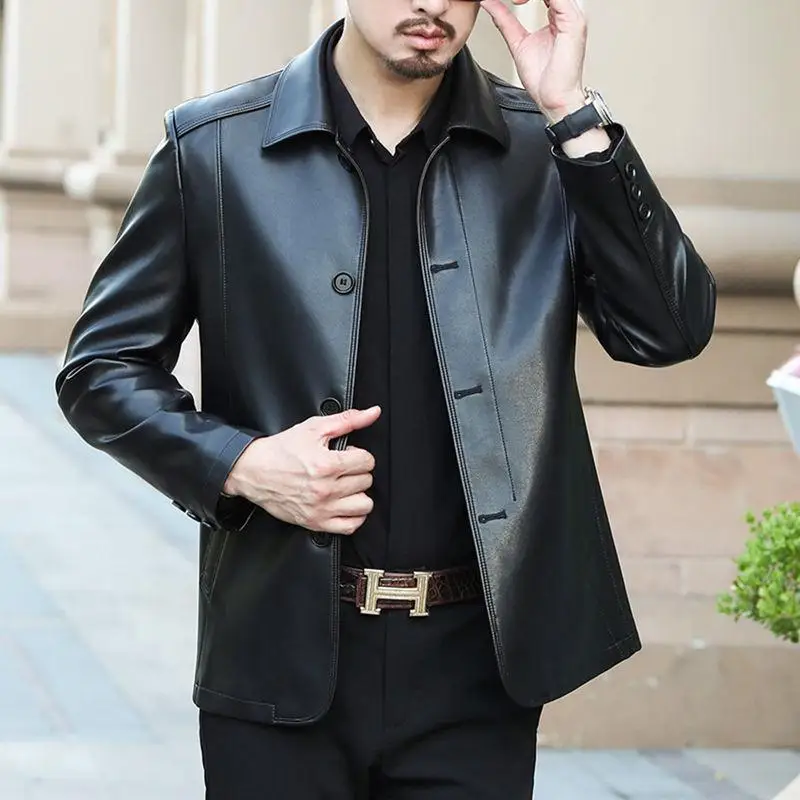 Black single (button closure)