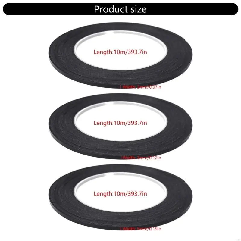 Nastro in schiuma impermeabile U2JE per montaggio sicuro su pareti strisce luce a LED, lunghe 10 m